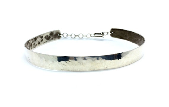 Vintage 70's Sterling Silver Modernist/Brutalist H