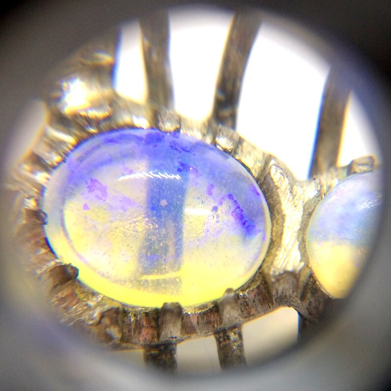 Antique Edwardian Silver Jelly Opal Scorpion Pin Brooch