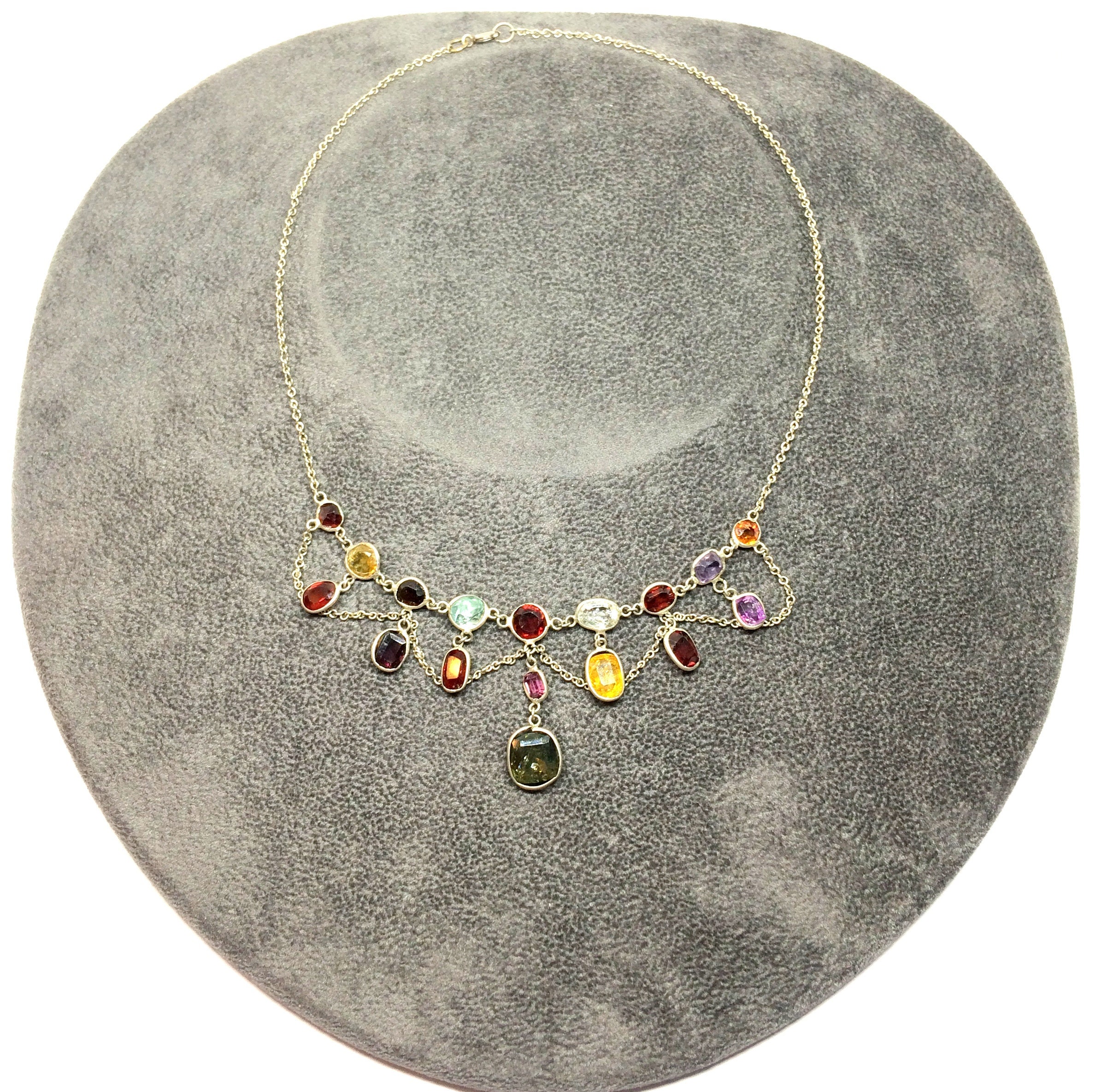 【P:ReinSein】Antique stone layered necklace▲SEVENTEEN着用 P:ReinSein】Vintage star stone necklace△SEVENTEEN着用