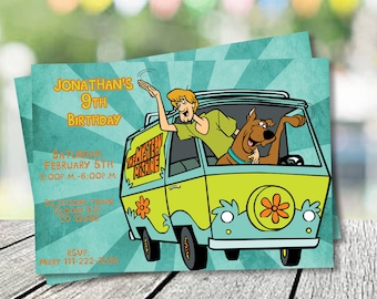 Scobby Doo Invite Etsy
