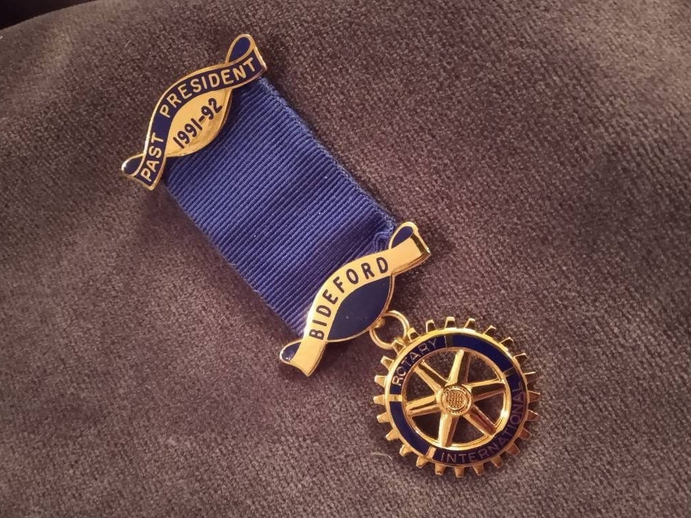 Médaille En Bronze Rotary Tennis Inter Club - Souvenir Sportif, Bon état