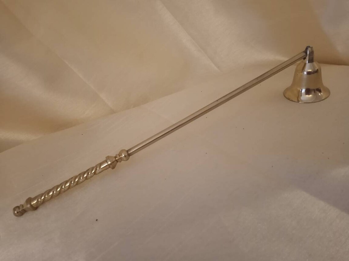 Brass Candle Snuff/Snuffer Long Barley Twist Handle Etsy