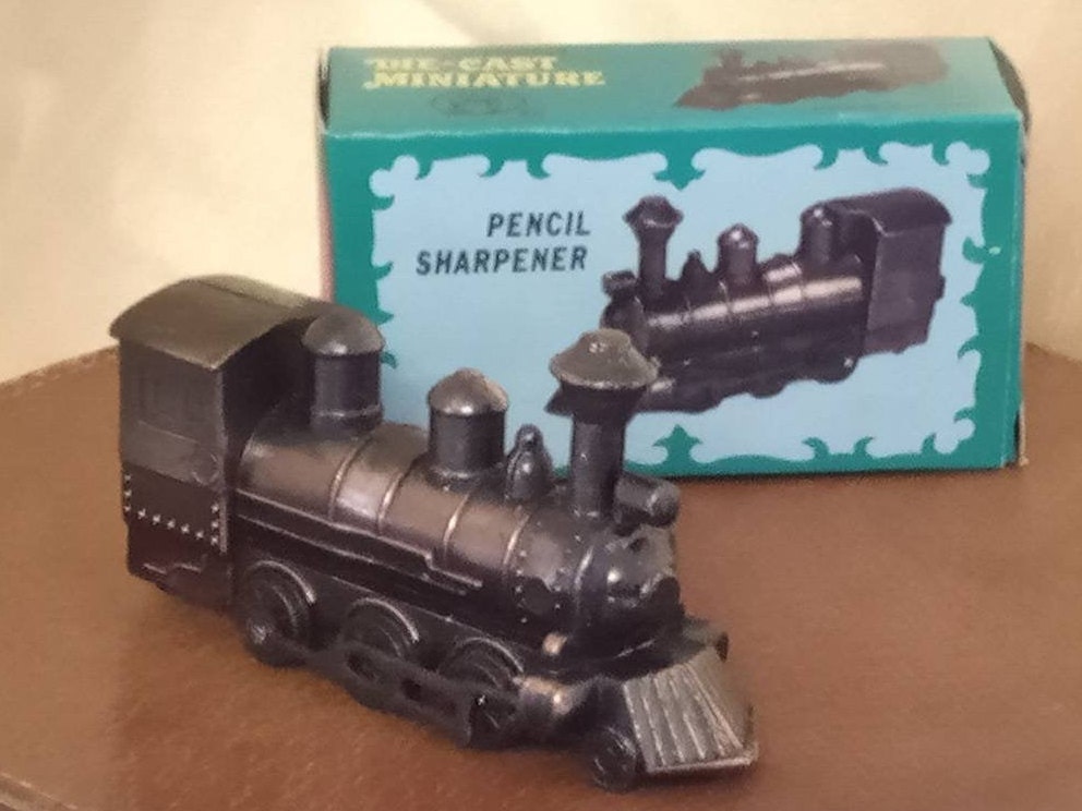 Die Cast Locomotive Pencil Sharpener Die Cast Locomotive Pencil Sharpener
