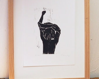 woodcut Das Hemd | print | artprint