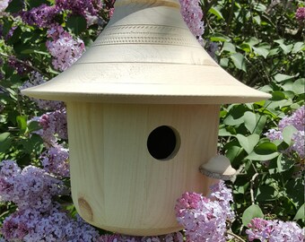 Birdhouse ornament | Etsy