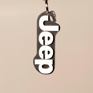 Jeep Inspired Keychain: 3D Printed Off-Road Adventure Accessory