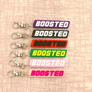Boosted - Turbo Inspired 3D Printed Keychain / Backpack Charm