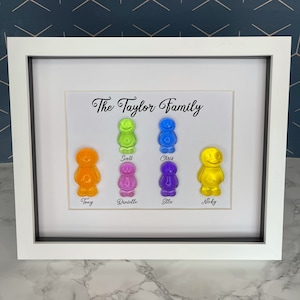 Family and Pets Jelly Baby Personalised - Art Gift