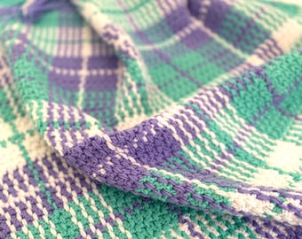 Tartan (Plaid) Crochet Blanket Pattern