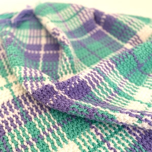 Tartan (Plaid) Crochet Blanket Pattern