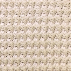 Mikeisha's Baby Blanket Super easy pattern for a textured crochet Baby Blanket with bobbles popcorn stitch image 4