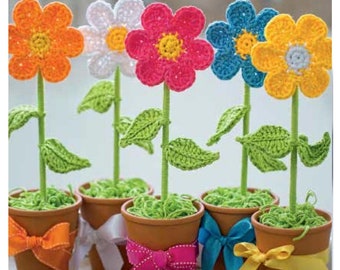 Flower in a Pot crochet pattern