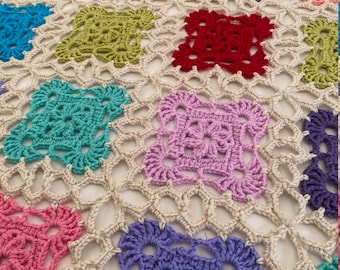 Vintage Lace Crochet Blanket Pattern