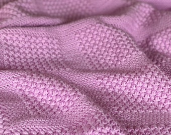 Easy Knitted Blanket Pattern - Etsy Australia