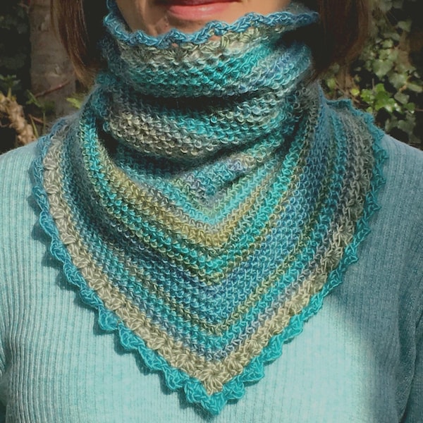 Polo Neck (Turtleneck) Cowl Neck Warmer crochet pattern