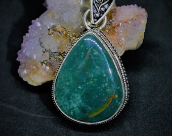 Sterling Silver and Heliotrope