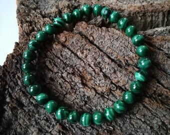 Bracelet fin tressé turquoise africaine mate galet en pyrite perles en argent