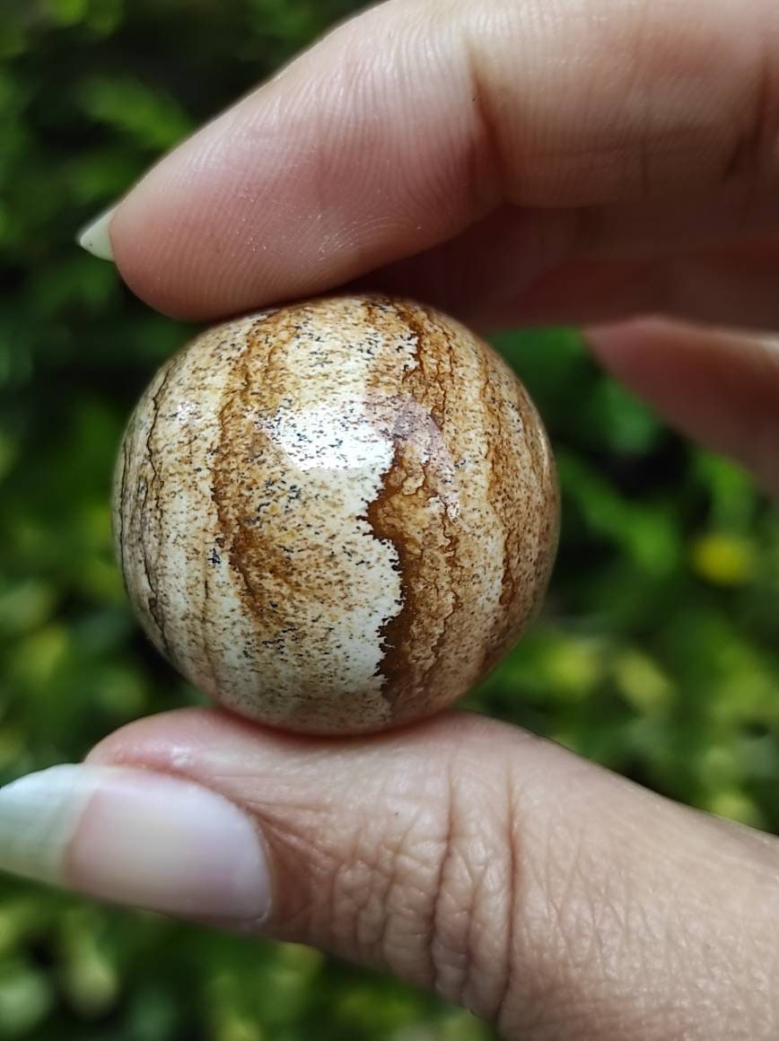 Petite Sphère Jaspe Paysage