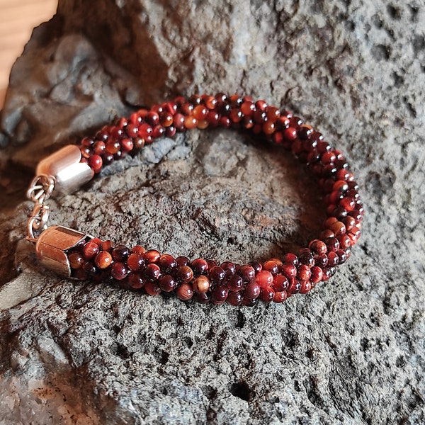 Bracelet en oeil de taureau