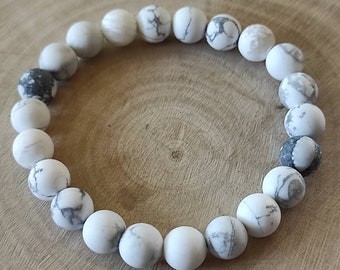 Bracelet en Howlite non stabilisé