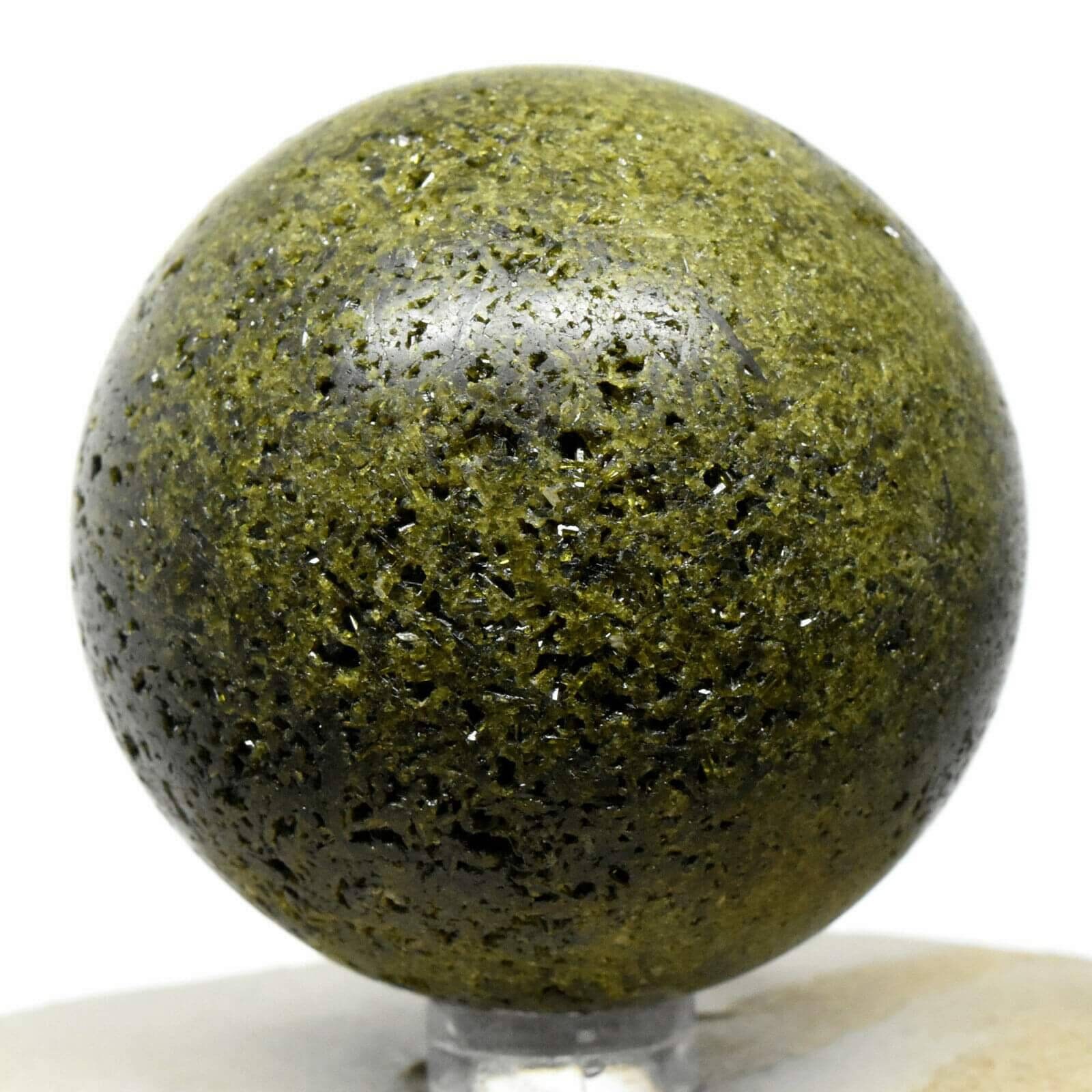 Sphère d'épidote ou Pistacite