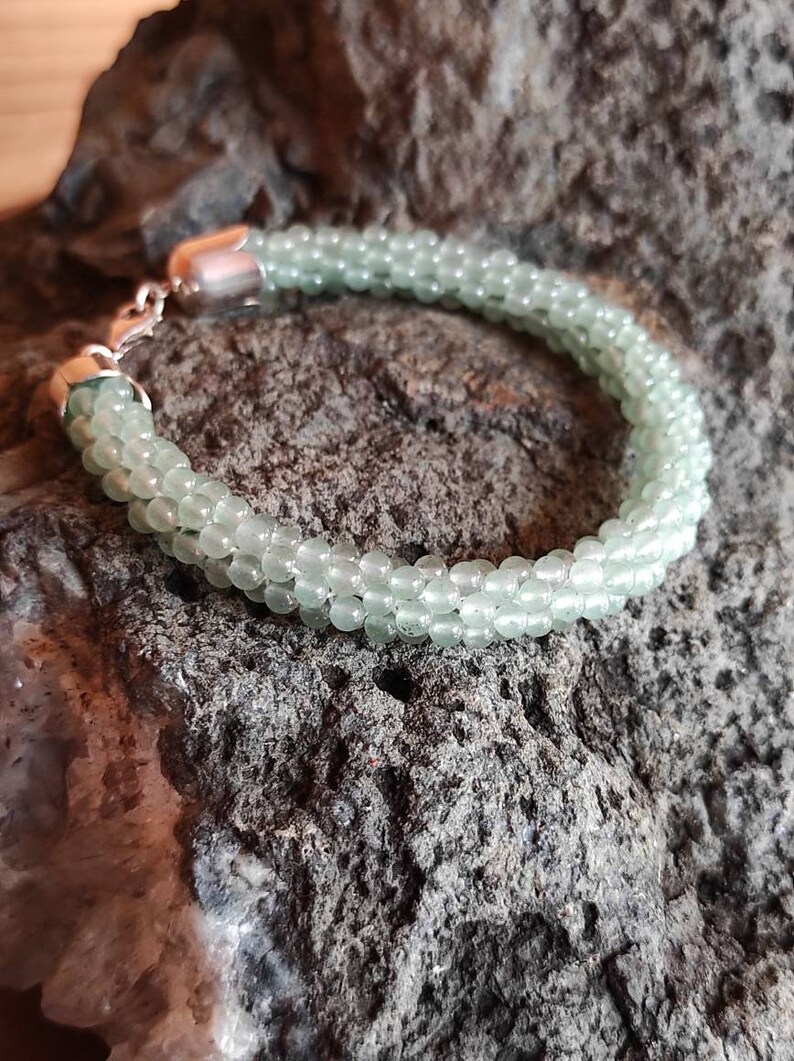 Green aventurine bracelet image 1