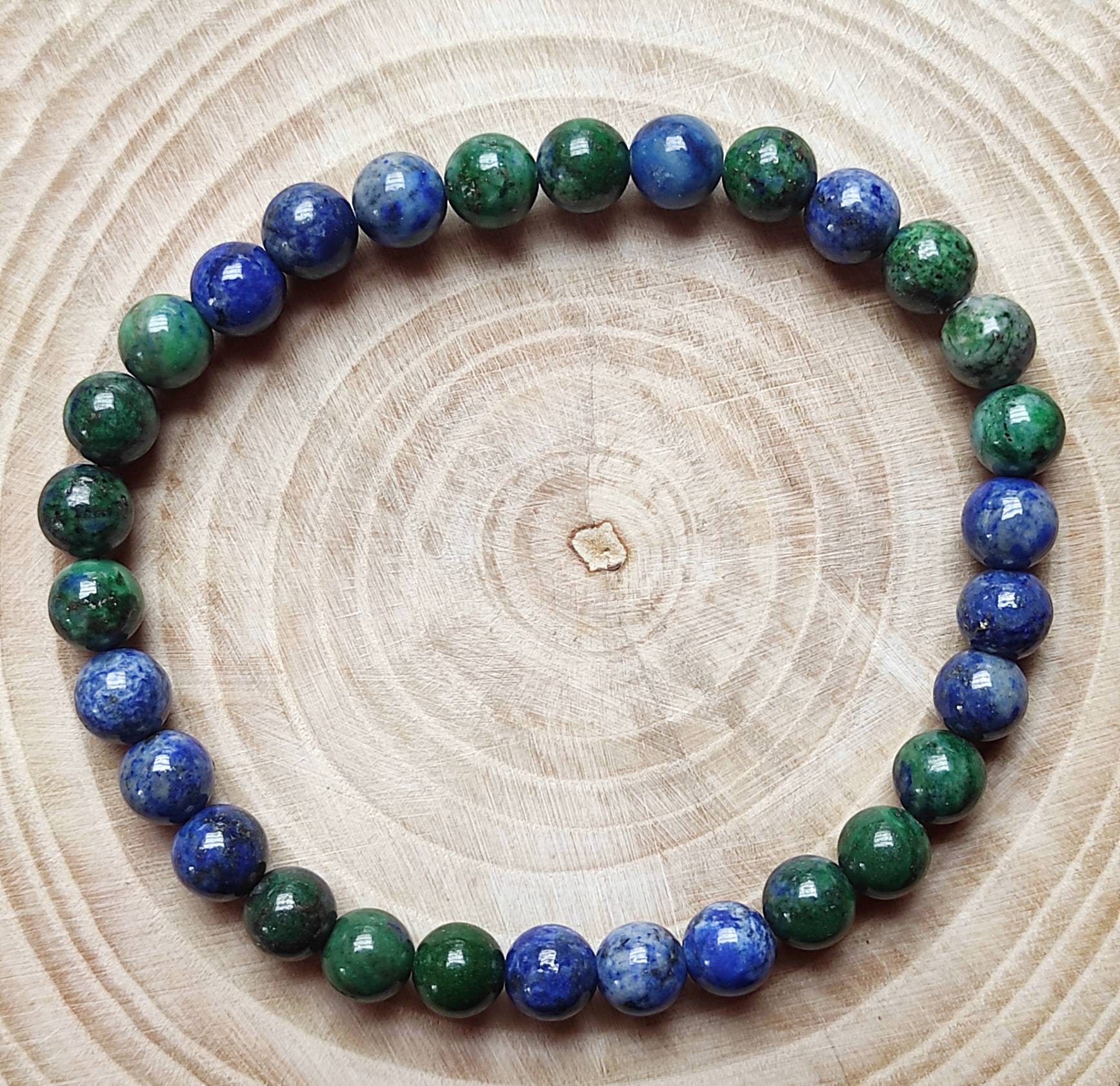 Azurite malachite bracelet clearance