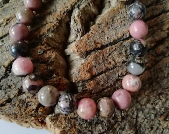 8mm Rhodonite Bracelet