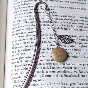 Gemstone bookmark: landscape jasper