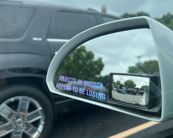 Side mirror mirror decal