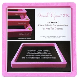 Stencil Genie XTC  | Cookie Decorating Tool | Airbrushing | Royal Icing | Edible Markers | Confection Couture |