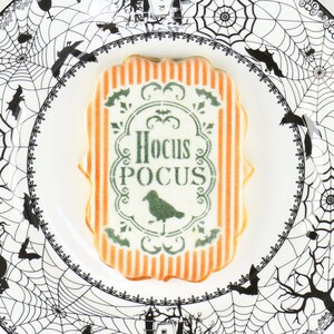 Hocus Pocus Halloween cookie stencil by Confection Couture