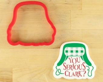 You Serious Clark Cookie Stencil | Christmas Vacation Theme Cookies