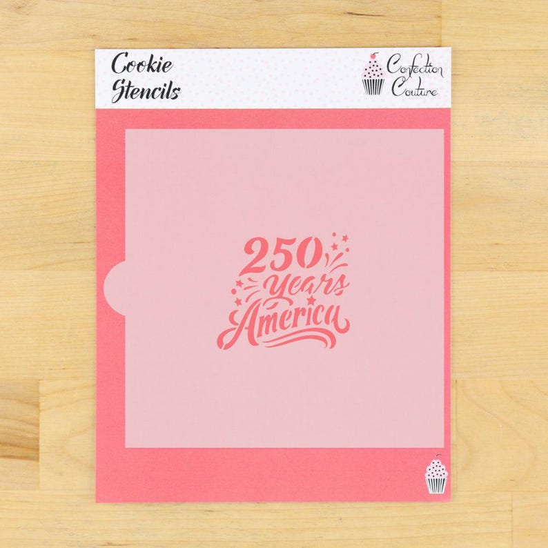 250 Years America Cookie Stencil Set by Confection Couture