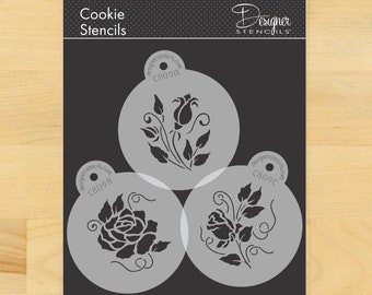 Roses Are Red Cookie Stencils | Designer Stencils |