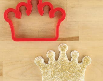 Crown Cookie Cutter | Princess Crown Cookie Cutter | Royal Crown Cookie Cutter | Queen Crown Cutter