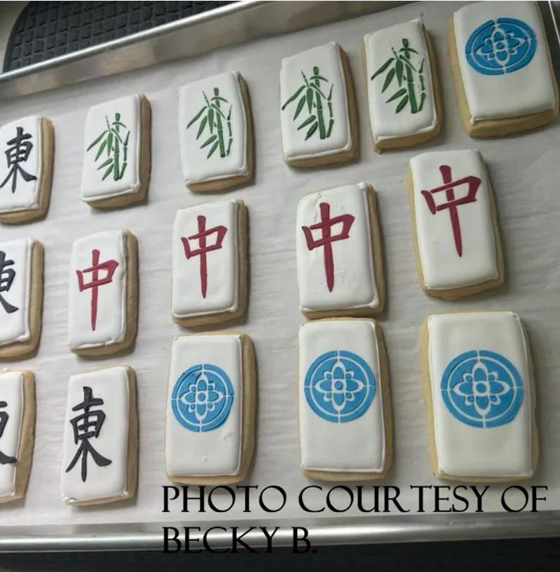 Mahjong Tiles Cookie Stencil Set | Confection Couture | image 9