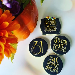Trick Or Treat Halloween Cookie Stencil by Confection Couture