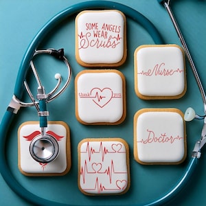 Medical Appreciation Collection Cookie Stencil | Cake Stencil | Bread Stencil | Arts & Crafts Stencil | Confection Couture |
