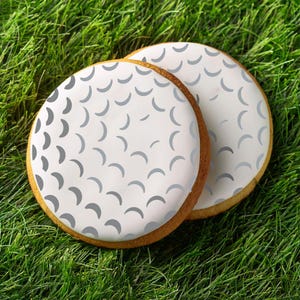 Golfball Cookie Schablonen | Golf-Plätzchen | Vatertags Kekse | Golf Geburtstagskekse | Kekse für die Meister | Golf Cookie Schablonen