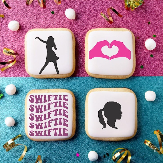 Swiftie Cookie Stencil Set | Singer Silhouettes & Designs