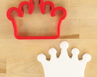 Crown Cookie Cutter | Princess Cookie Cutter | Queen Cookie Cutter | King Cookie Cutter | 3D Printed Cookie Cutters | Cookie Cutters