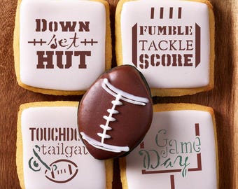 Plantilla para galletas de fútbol / Horneado DIY para el día del partido