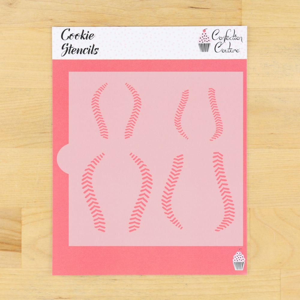 Baseball Cookie Stencil | Sports Confection, Arts & Crafts - Etsy