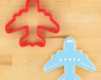 Airplane Cookie Cutter | Airplane Birthday Cookie Cutter | Aviation Cookie Cutter | Jet Cookie Cutter
