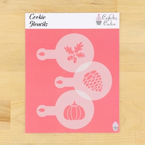 Stencil per Latte Art autunnale / Stencil per Latte Art autunnale / Latte Art speziato alla zucca / Stencil per Coffee Art autunnale / Stencil per Coffee Art /