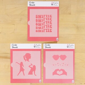Swiftie Fan Cookie Stencil Set by Confection Couture