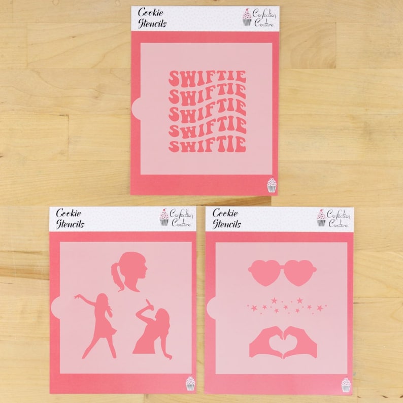 Swiftie Fan Cookie Stencil Set by Confection Couture