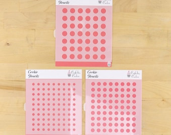 Polka Dot Sprinkle Stencil Set | DIY Cake & Cookie Decoration