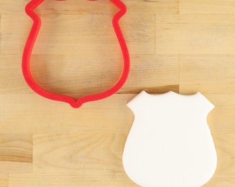 Police Badge Cookie Cutter | 3D Printed, First Responders